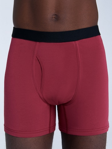 Albero Natur Boxershorts in Rot: Vorderseite