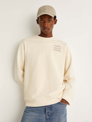 Scalpers Sweatshirt in Wit: voorkant