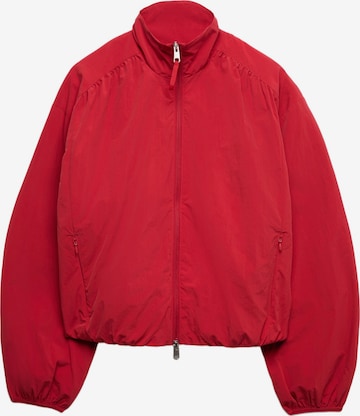 Veste mi-saison Marks & Spencer en rouge : devant