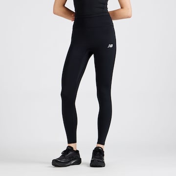 Skinny Leggings 'NB Essential High Rise Legging 25"' di new balance in nero: frontale