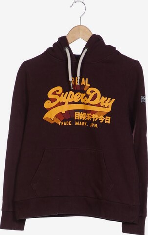 Superdry Sweatshirt & Zip-Up Hoodie in L in Brown: front