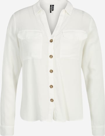 Vero Moda Petite Μπλούζα 'BUMPY' σε λευκό: μπροστά