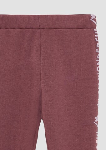 Coupe slim Leggings s.Oliver en rouge