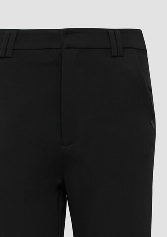 QS Bootcut Hose in Schwarz