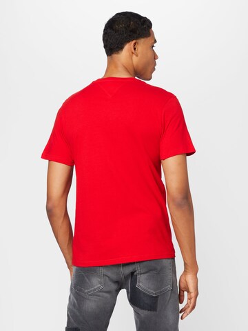 Tommy Jeans - Camiseta en rojo