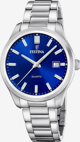 Montre à affichage analogique FESTINA en bleu : devant