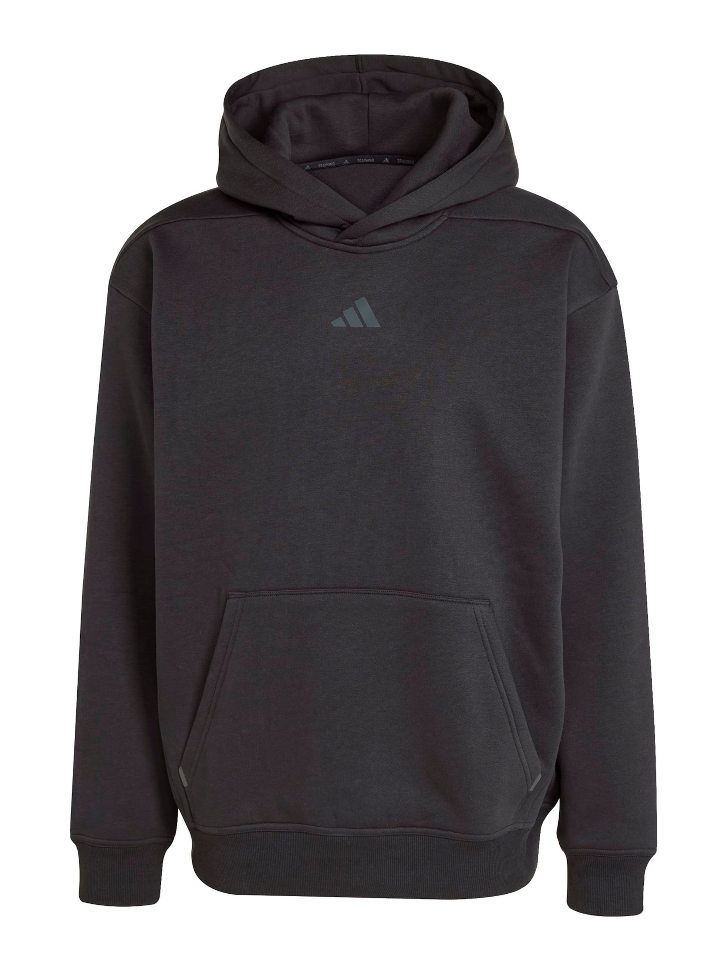 ADIDAS PERFORMANCE Athletic Sweatshirt in Black: front