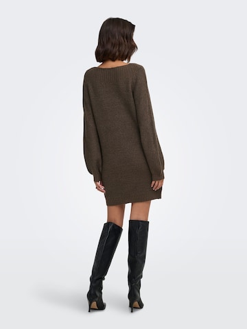 JDY Knitted dress 'JDYWhitney Megan' in Brown