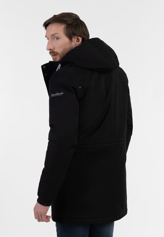 Schmuddelwedda Toiminnallinen takki 'Arctic' värissä musta