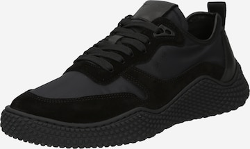 Sneaker low de la Calvin Klein pe negru: față