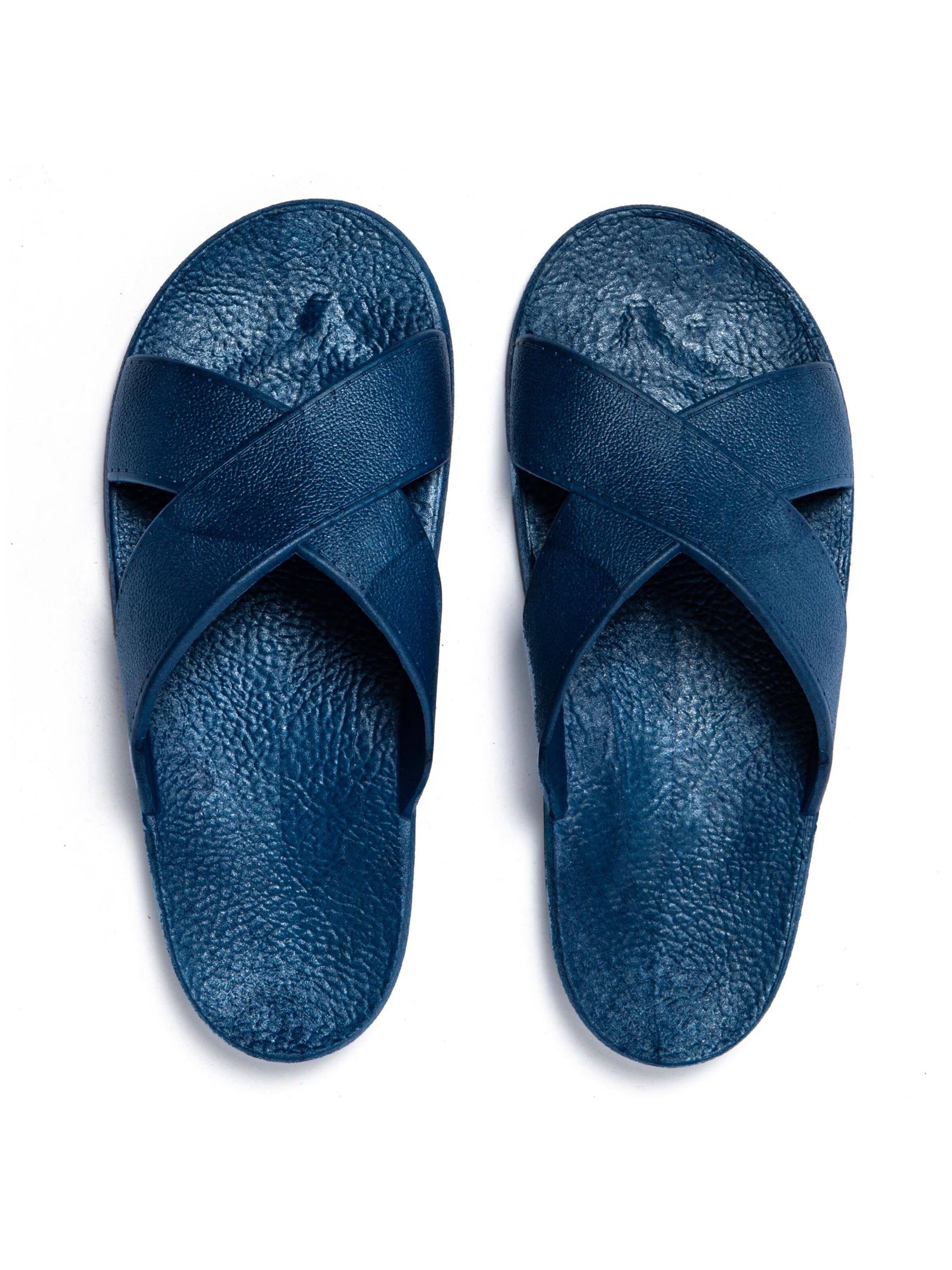 Zoccoletto 'Loopz' di Brasileras in blu