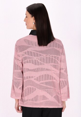 usha BLACK LABEL Knit cardigan in Pink
