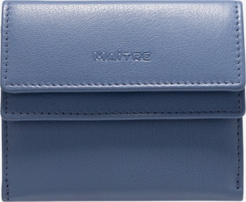 Maître Portemonnee 'Bromley Deda' in Blauw: voorkant