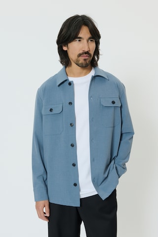 Veste mi-saison Matinique en bleu : devant