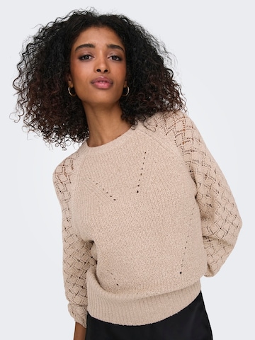 ONLY Pullover 'ONLMIAMI' in Beige