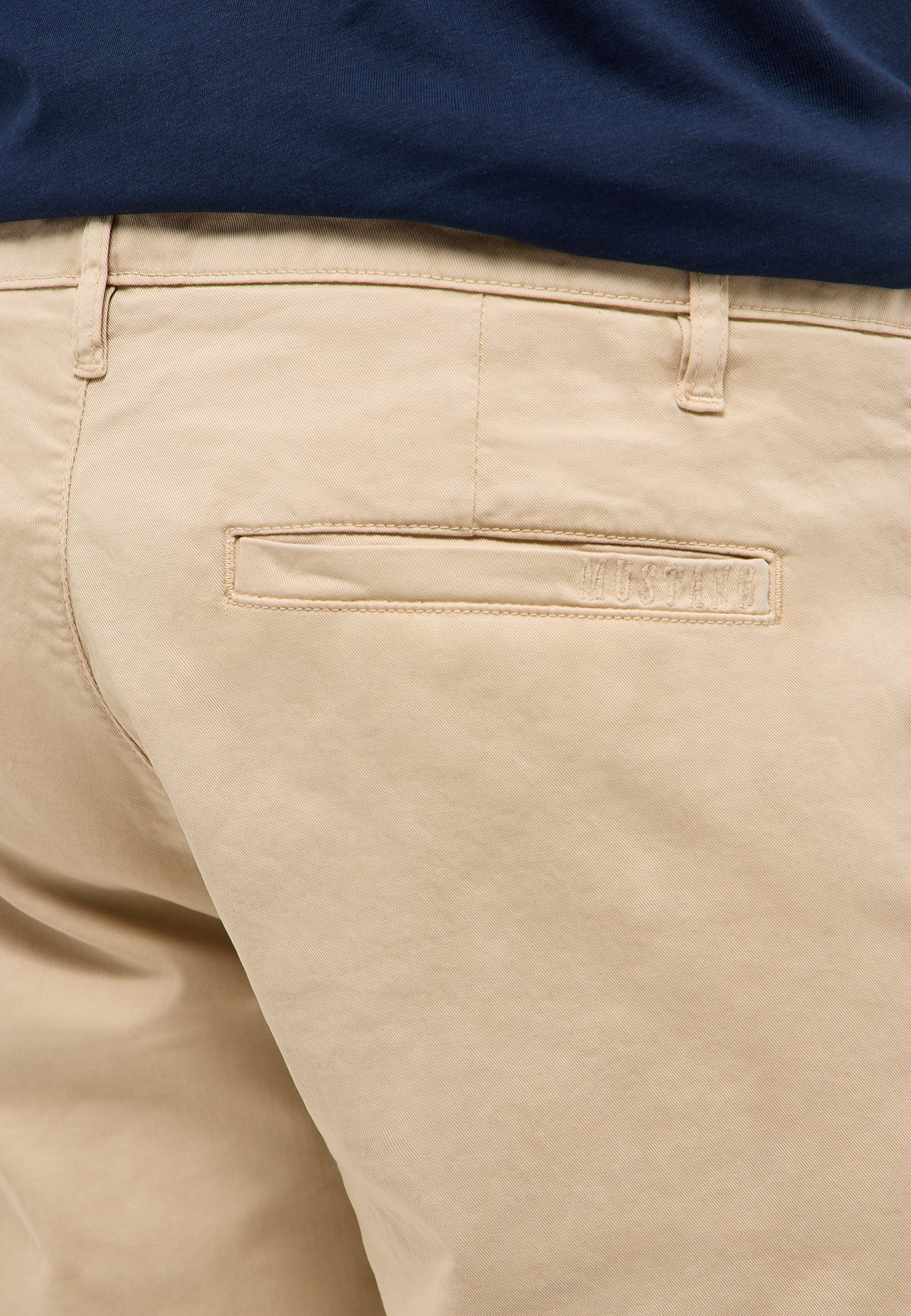 MUSTANG Slimfit Short 'Brad' in Beige