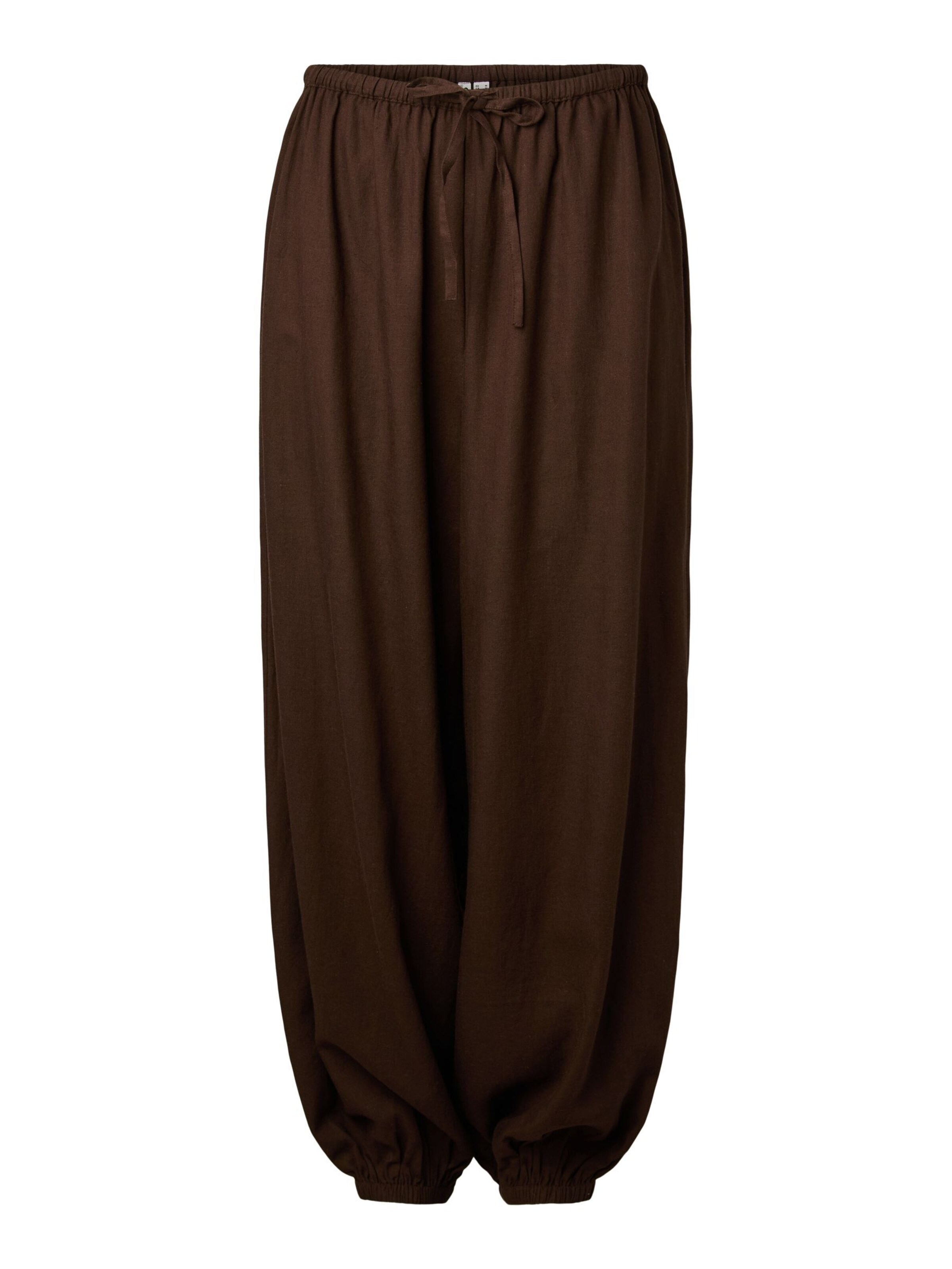 Pantaloni 'PCPia' PIECES di colore marrone, Visualizzazione prodotti