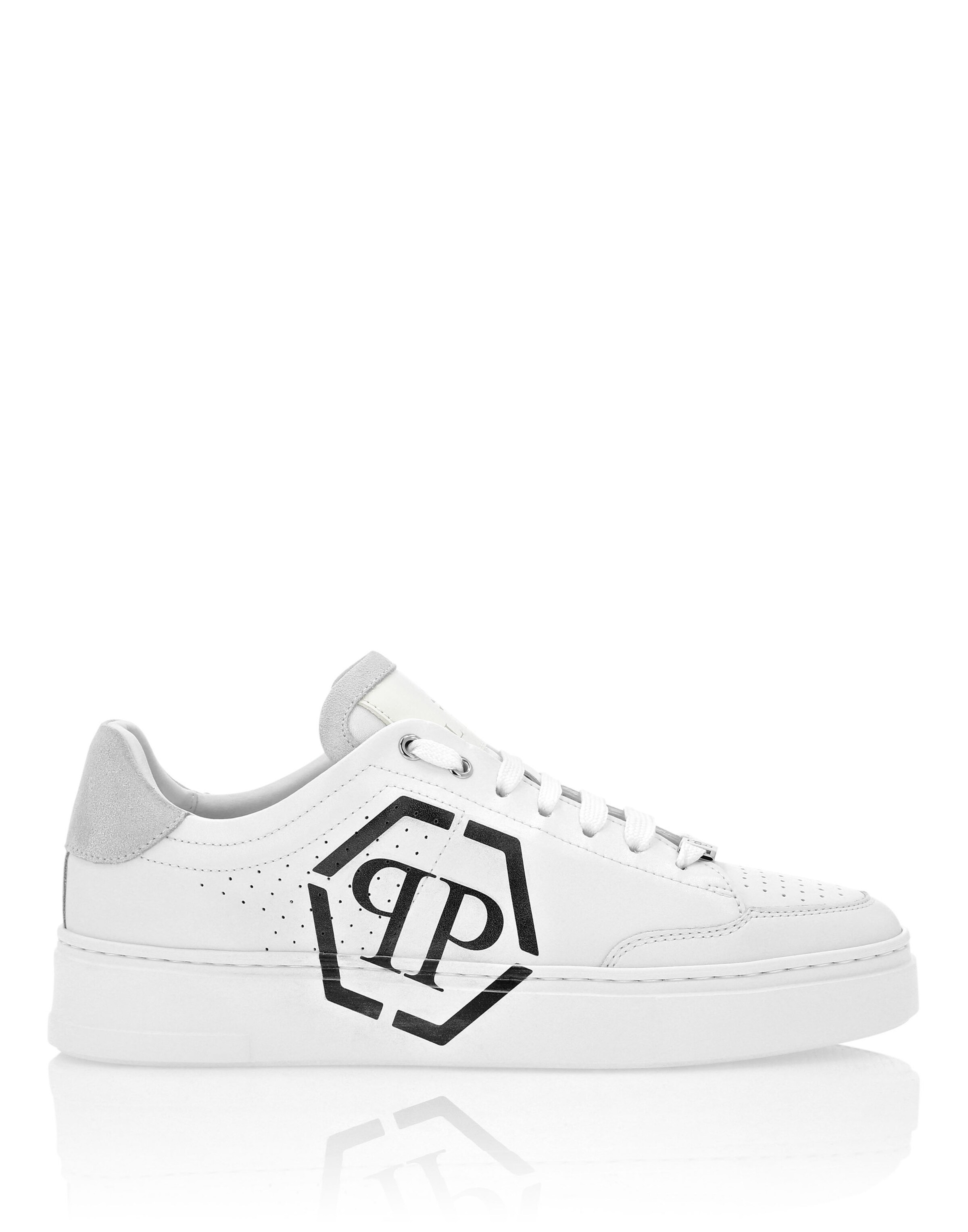 Philipp Plein Sneakers laag 'Hexagon' in Wit