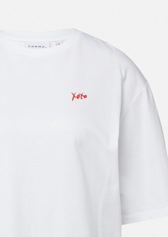 T-shirt COMMA en blanc