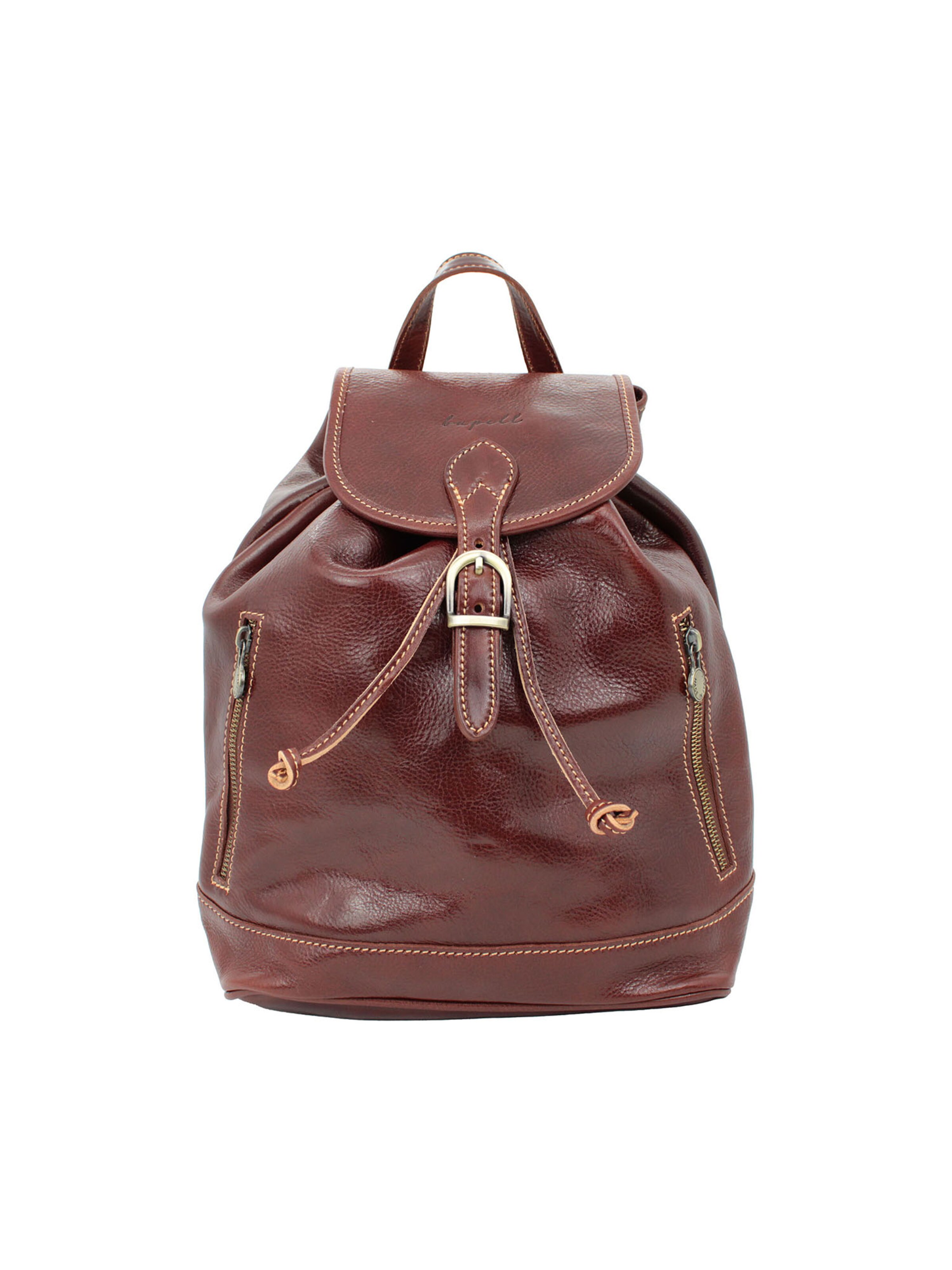 bupell Backpack 'Violetta' in Brown: front