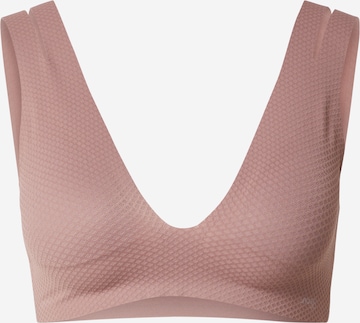 SLOGGI Bustier Rintaliivi 'ZERO Feel Flow' värissä ruskea: etupuoli