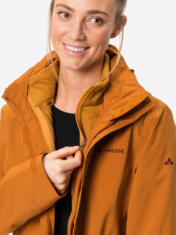 VAUDE Jacke 'W Rosemoor 3in1 J' in Braun