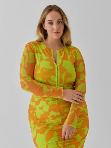Vero Moda Collab Blouse 'Joann' in Oranje: voorkant