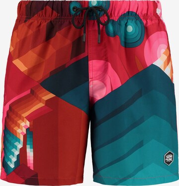 Shorts de bain 'June Miami 1' Shiwi en mélange de couleurs : devant