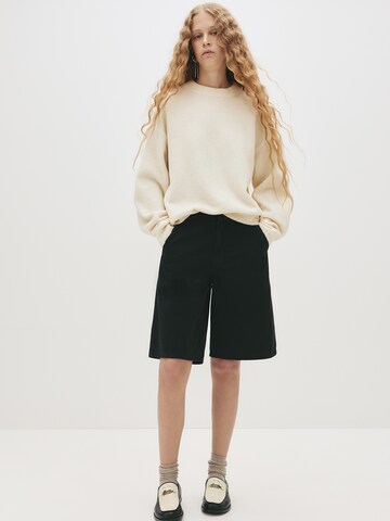 Pull-over Pull&Bear en beige : devant