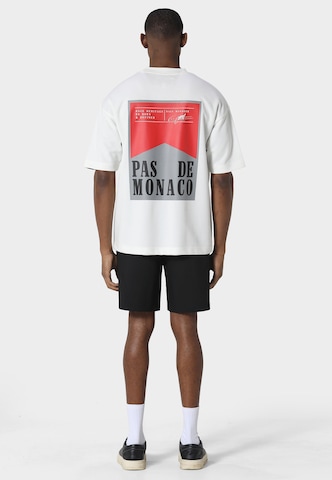 T-Shirt 'Wrapper' Pas De Monaco en blanc