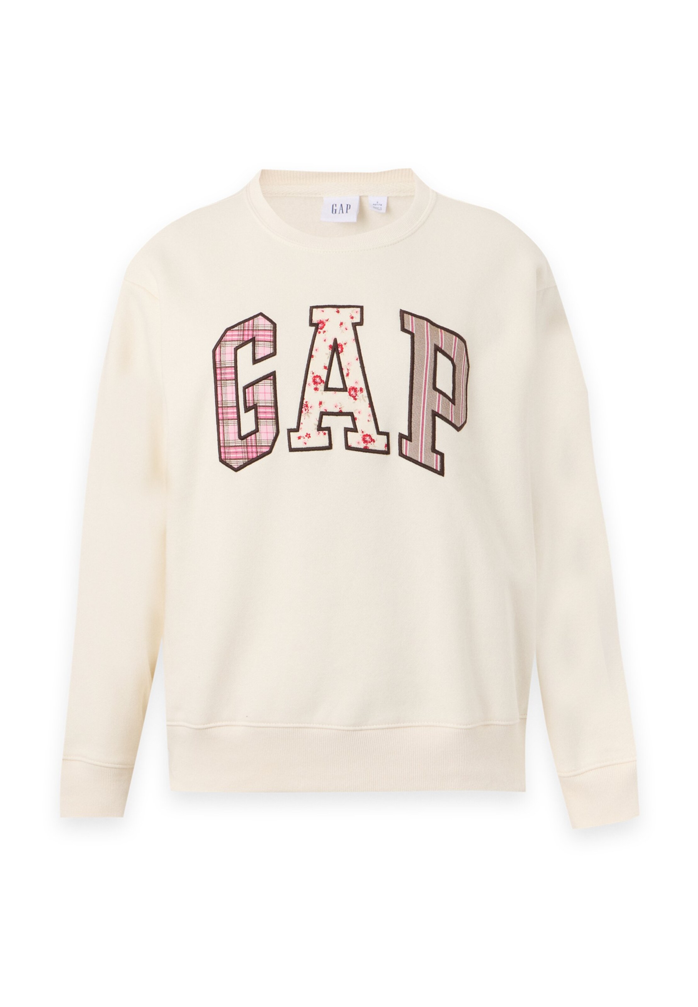 Gap Petite Sweatshirt 'Heritage' in Beige: voorkant