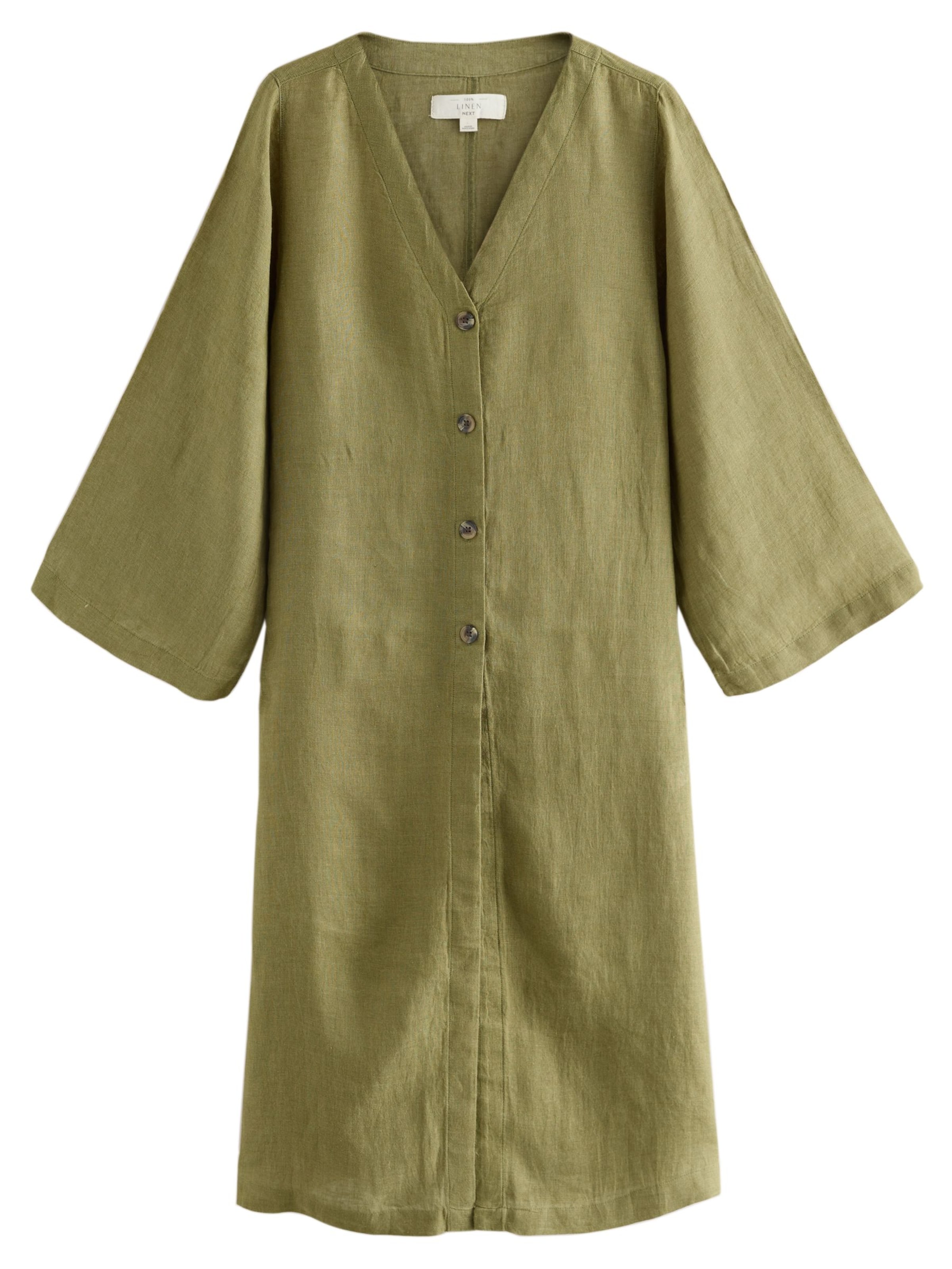 Next Φόρεμα παραλίας σε πράσινο: μπροστά