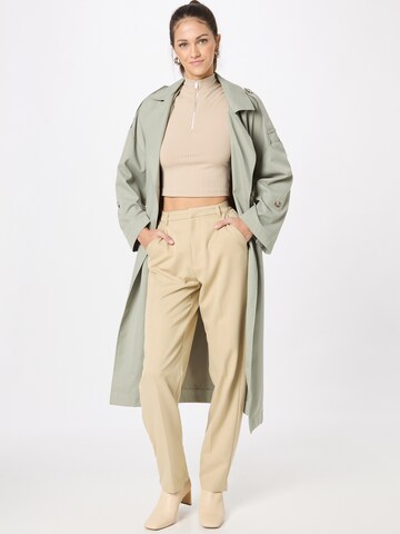 Global Funk Regular Pleated Pants 'Jadene' in Beige