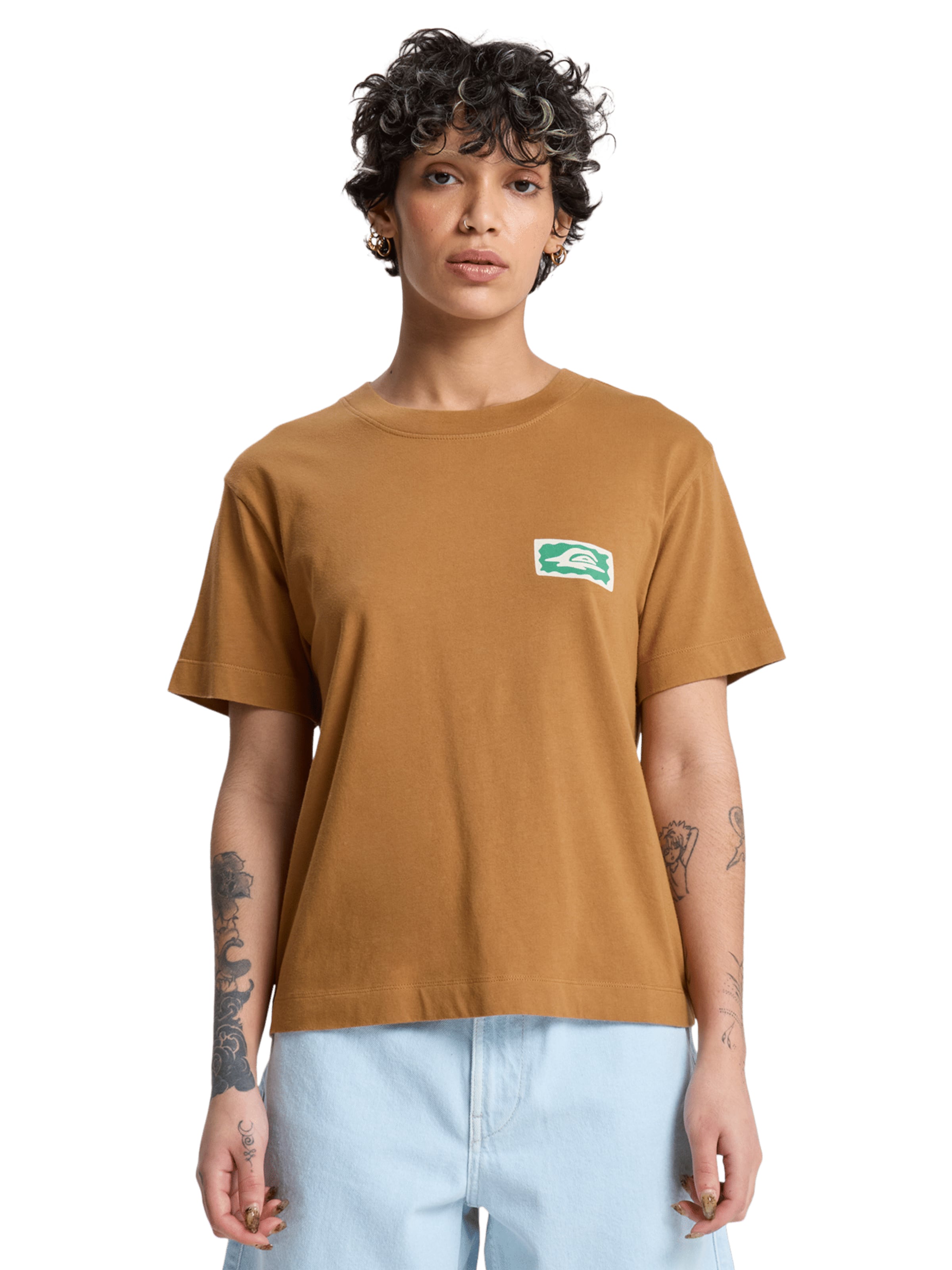 QUIKSILVER Shirt in Beige: front