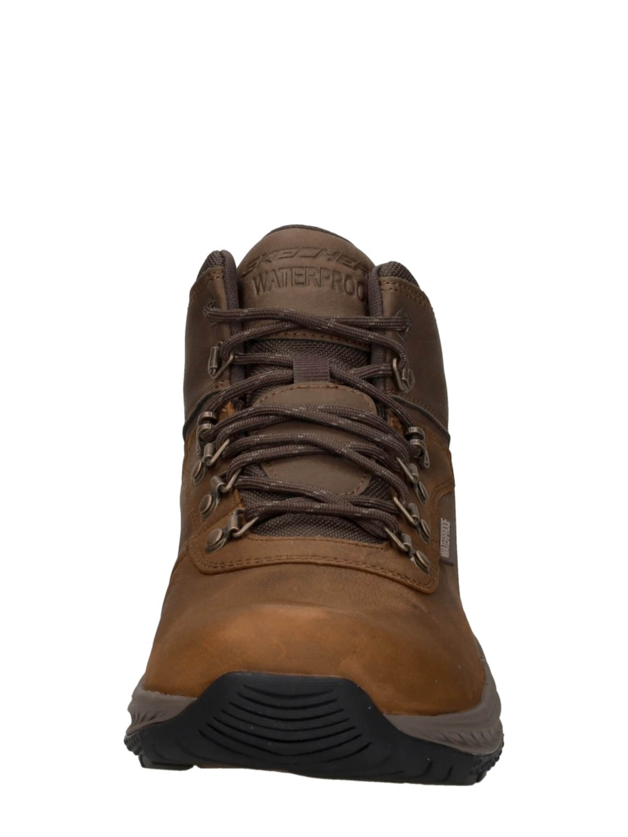 Bottes à lacets 'Slip-Ins Waterproof Relaxed Fit' SKECHERS en marron