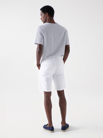 Salsa Jeans Zwemshorts 'Regular' in Wit