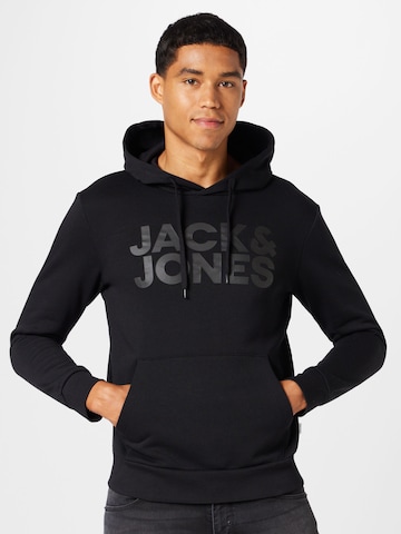 JACK & JONES Свитшот в Черный: спереди