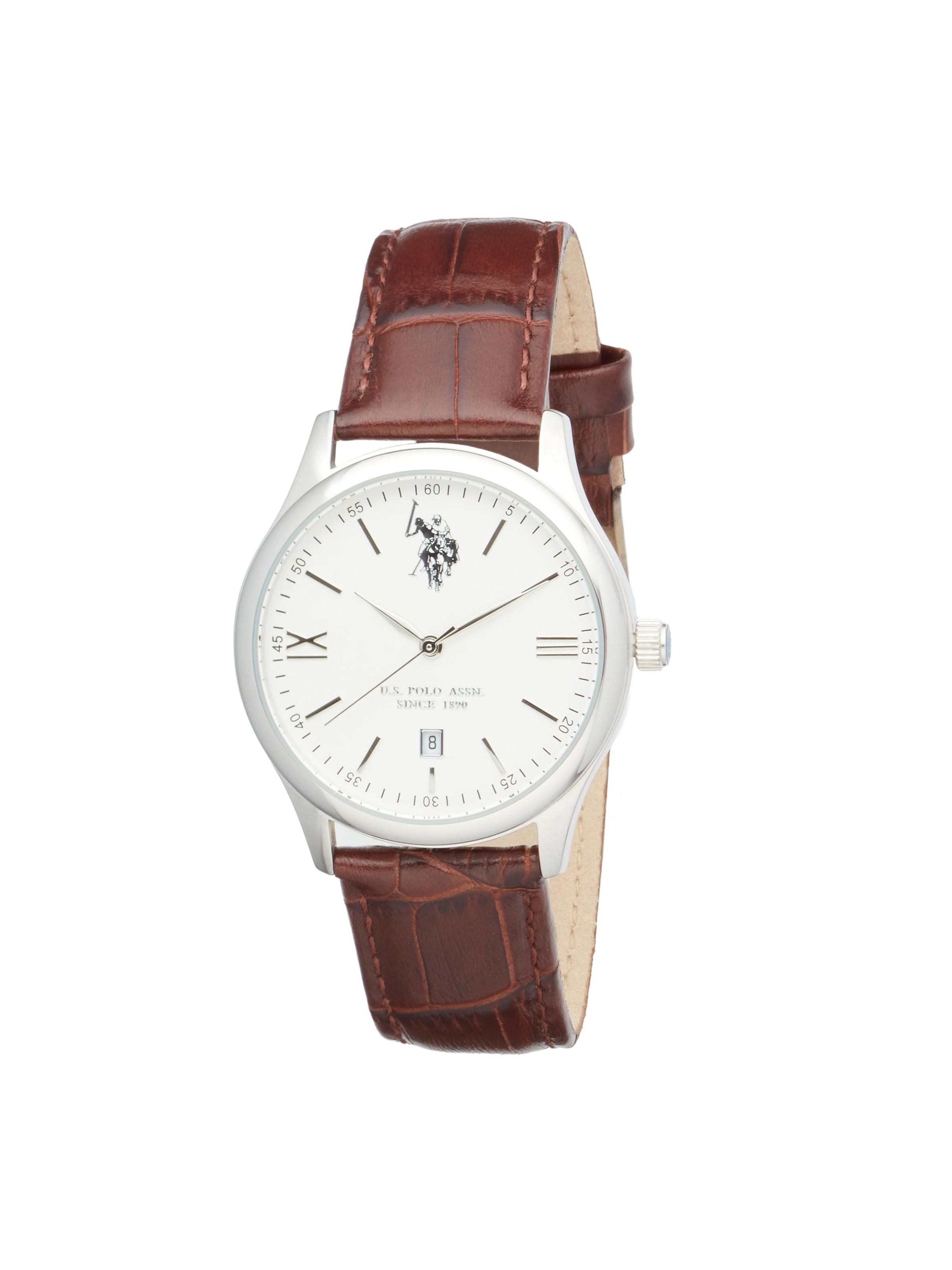 Montre à affichage analogique 'Aiden' U.S. POLO ASSN. en blanc : devant
