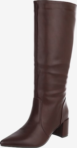 Ital-Design Stiefel in Braun: Vorderseite