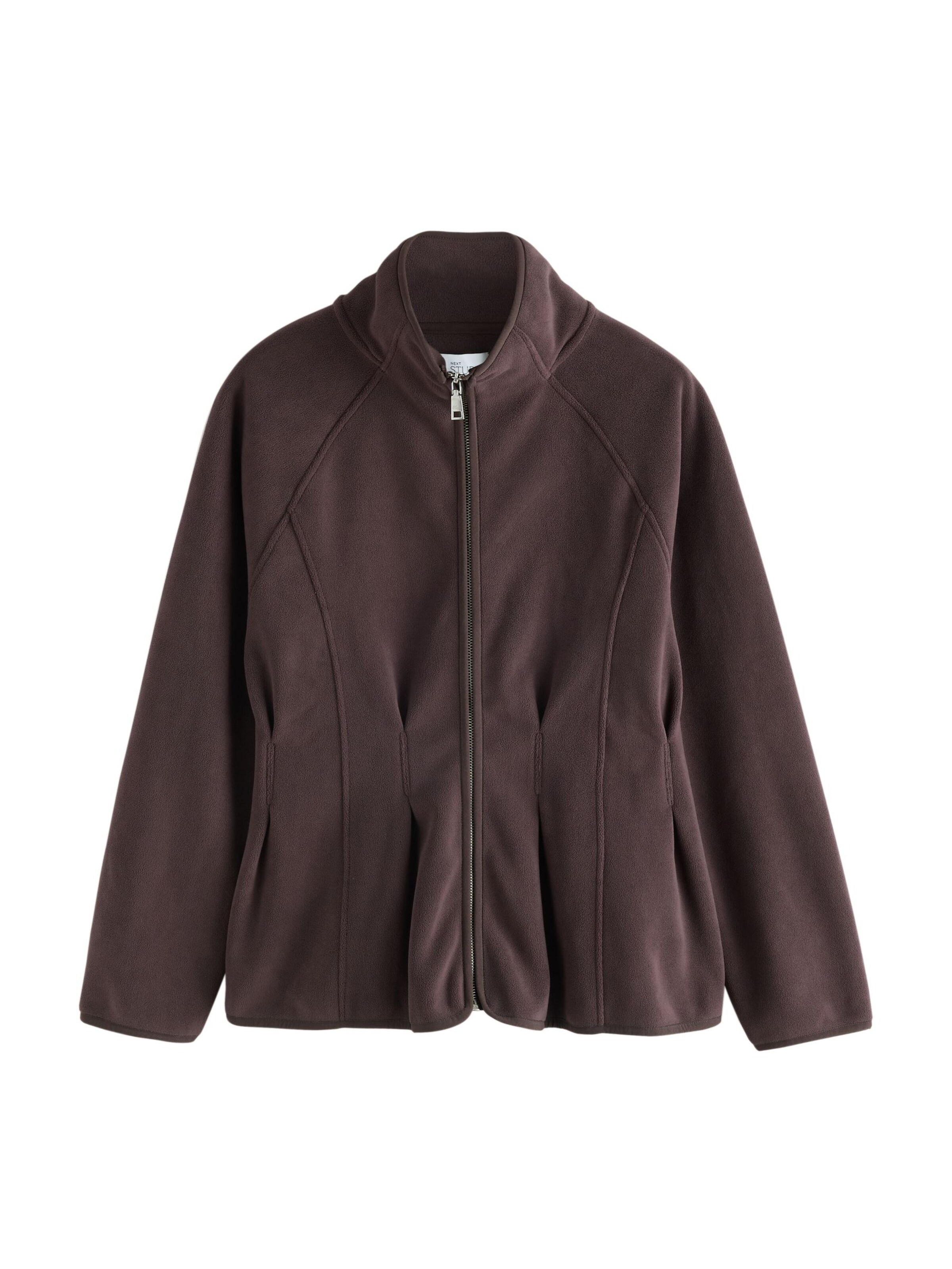 Next Fleece jacket in Brown: front