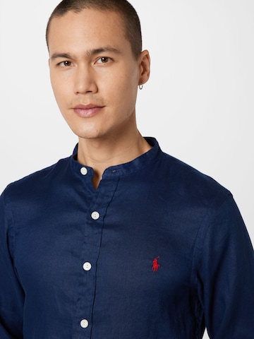 Coupe slim Chemise Polo Ralph Lauren en bleu