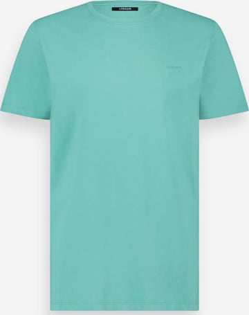 LEBASQ Shirt 'The Baker Crew Neck' in Blue: front