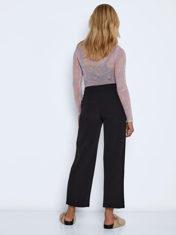 Noisy may Wide leg Broek 'Drewie' in Zwart