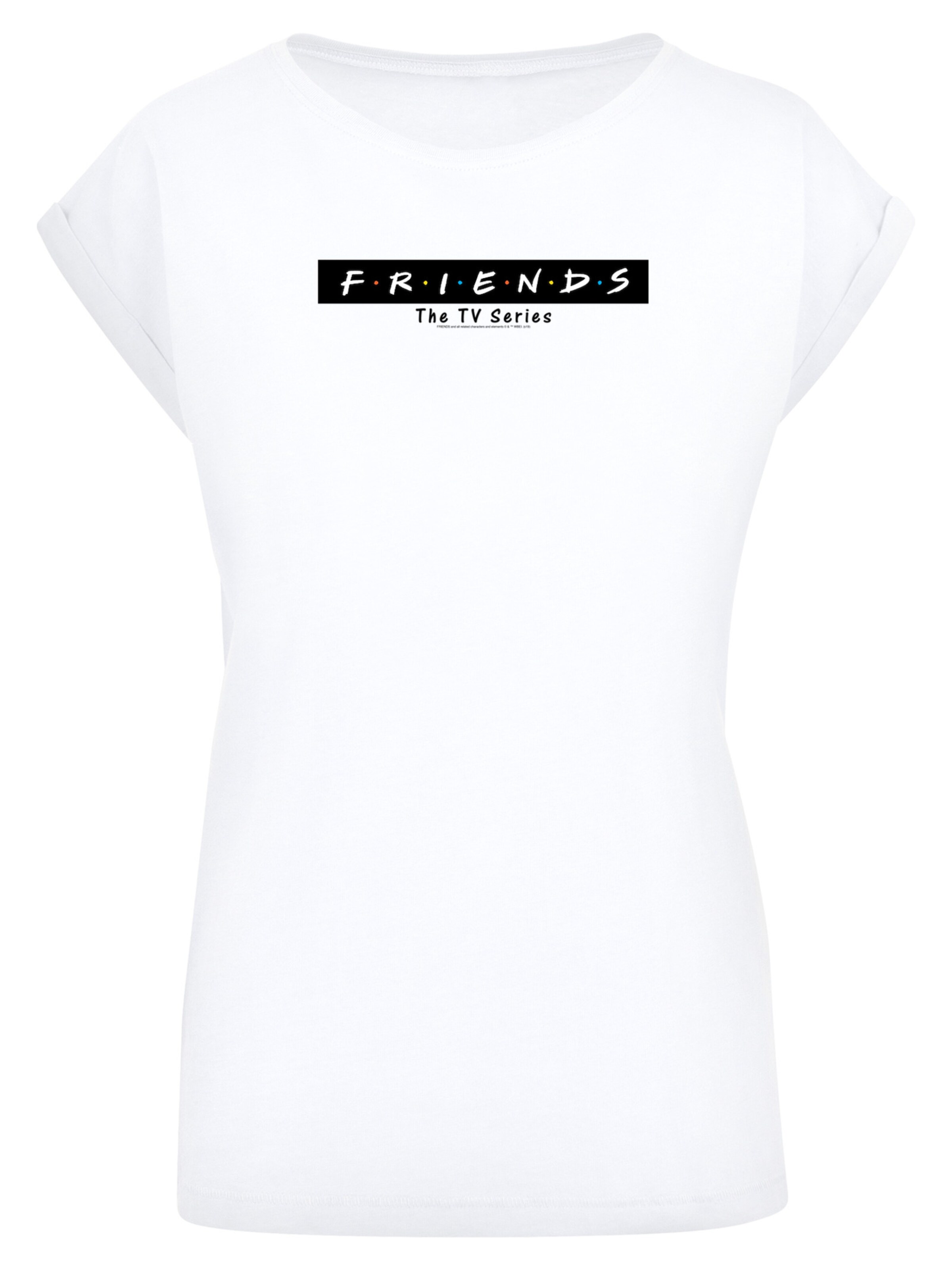 F4NT4STIC Shirt 'TV Serie Friends' in White: front