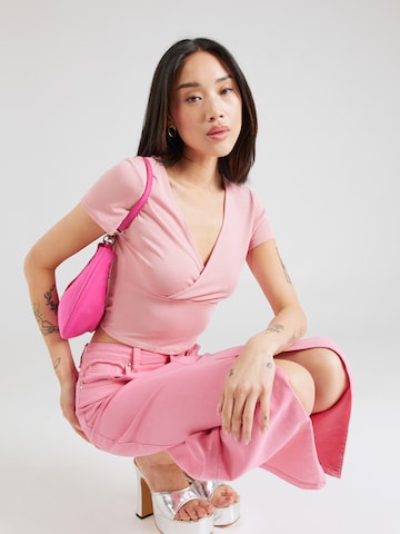 Monki Shirt in Roze