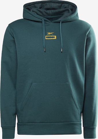 ReebokSportska sweater majica - zelena boja: prednji dio