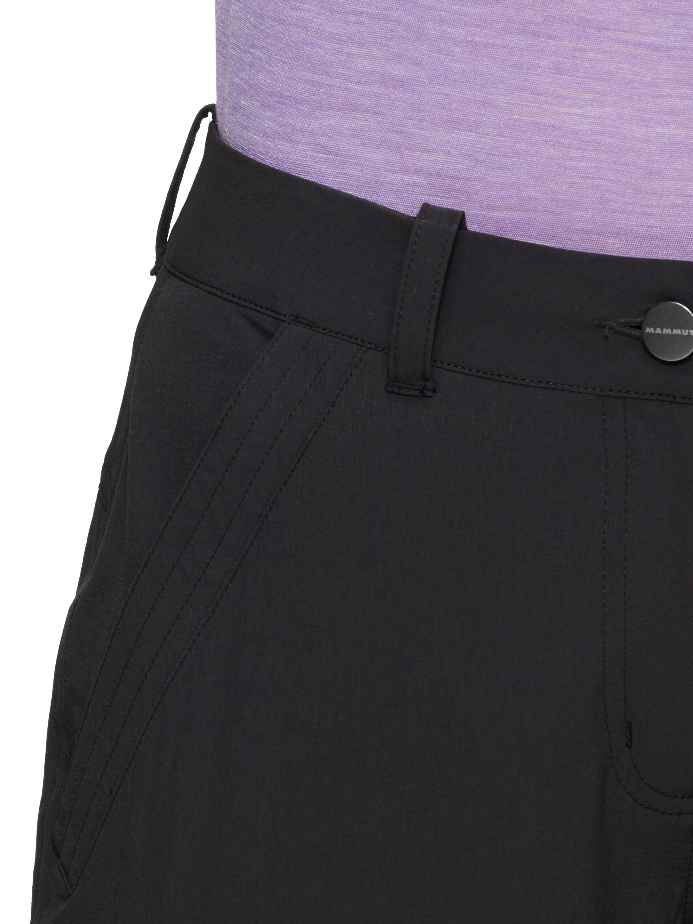 MAMMUT regular Udendørs bukser i sort