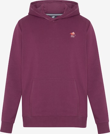 Polo Sylt Sweatshirt in Lila: Vorderseite