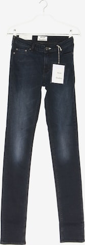 Acne Studios Skinny-Jeans 25 x 34 in Blau: predná strana