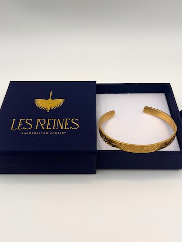 Braccialetto 'Trianglace' di Les Reines in oro